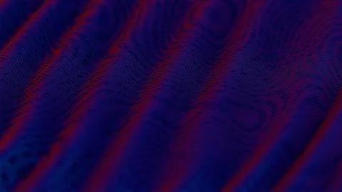 Abstract Wavy Pattern in Purple Tones with Dotted Texture Stock Illustration