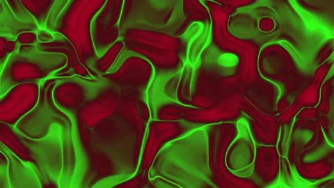Abstract wavy pattern with red and green colors. Stock Footage 289794647