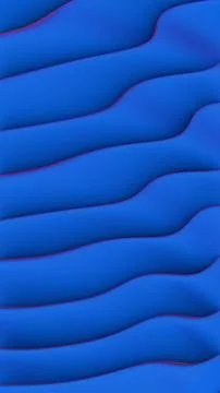 Abstract wavy pattern with smooth blue tones and subtle red accents.. Illustrazione stock