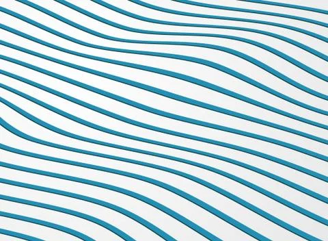 Abstract wavy pattern of stripe line ocean background. Illustrazione stock