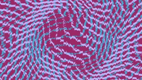 Abstract wavy pattern with vibrant red and blue lines Stock Illustration