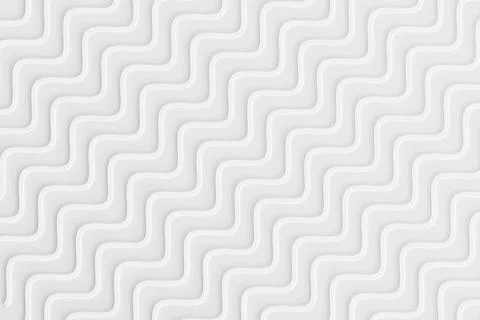 Abstract wavy pattern white line, paper card, metal cutting, engraving Stock Illustration