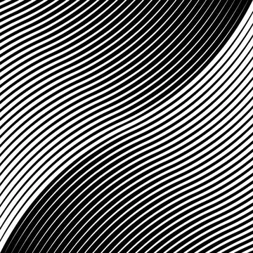 Abstract wavy pattern with white lines Stock Illustration