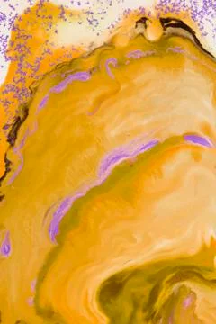 Abstract wavy patterned, splashing colors in abstract way Stock Illustration