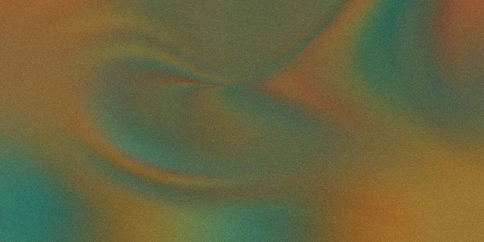 Abstract wavy patterns in warm and cool tones Stock Illustration