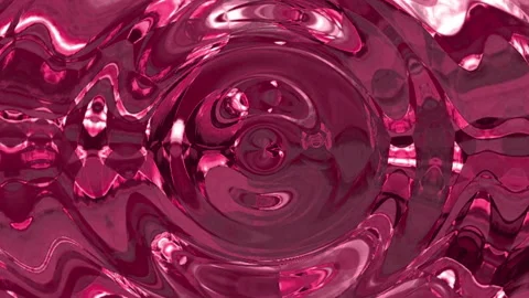 Abstract wavy pink background. Demonstrating the colors of 2023 - Viva magenta. Stock Footage 227098454