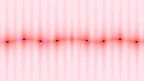 Abstract wavy pink line background pattern for retro design elements Stock Footage 339333237