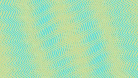 Abstract wavy pixel lines on green background Illustrazione stock