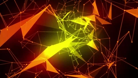 Abstract Wavy Plexus Background. Stock Footage 297163838