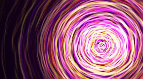 Abstract Wavy Psychedelic Purple Red And Yellow Blurry Spiral Turbulence Lines  Stock Illustration