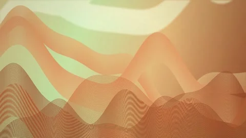 Abstract wavy sand dune patterns shift in a seamless loop Stock Footage 340957116