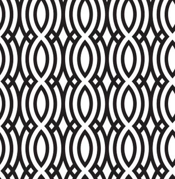 Abstract wavy seamless pattern Stock-Illustration