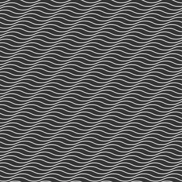 Abstract wavy seamless wallpaper pattern Stock Illustration