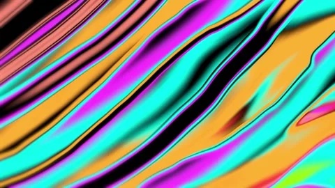 Abstract wavy shapes lines background animation, concept colorful decorative Stock Footage 246598807