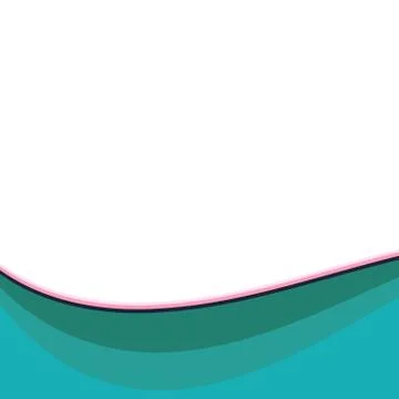 Abstract wavy soft turquoise white background Stock Illustration