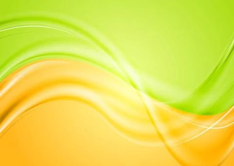 Abstract wavy spring background. Vector design eps 10 Abstract wavy spring... Stock Photos