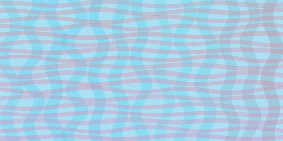 Abstract wavy stripe pattern in soft blue and gray creates a calm modern mo.. Stock Illustration