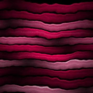 Abstract wavy stripes background in red Illustrazione stock