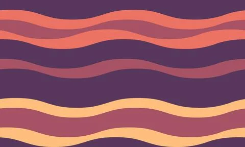 Abstract wavy stripes pattern in muted earth tones.  Perfect for backgrounds, イラスト素材
