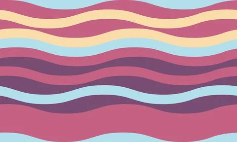 Abstract wavy stripes pattern in pastel colors.  Perfect for backgrounds, web Stock Illustration