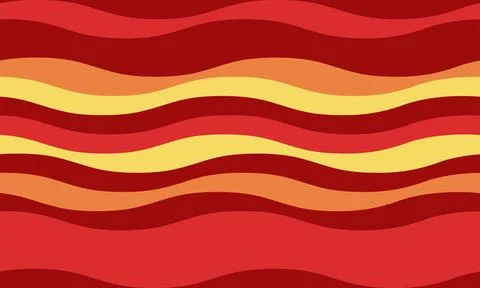 Abstract wavy stripes in warm, sunset hues.  Perfect for backgrounds, textile Stock Illustration