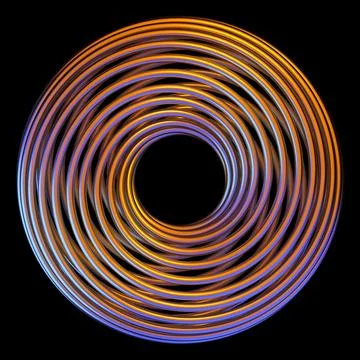 Abstract wavy surface wire shape formed wire Illustration