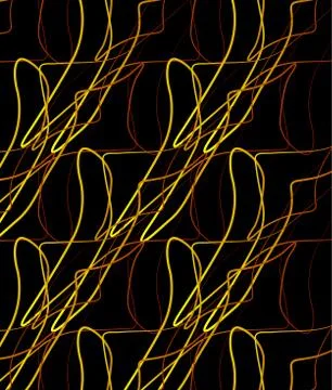 Abstract wavy, tangled lines. Editable vector graphics. 스톡 일러스트