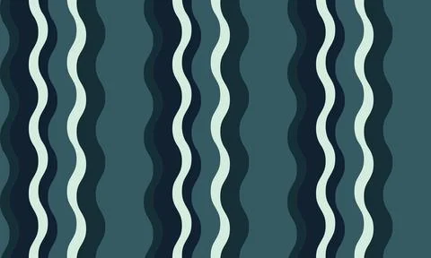 Abstract wavy teal and navy stripes background. Perfect for website banners.. Stock Illustration