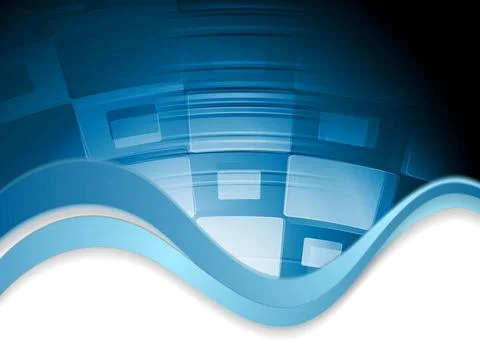 Abstract wavy tech background Abstract wavy tech background. Vector design... Foto stock