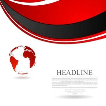Abstract wavy tech vector background Illustrazione stock