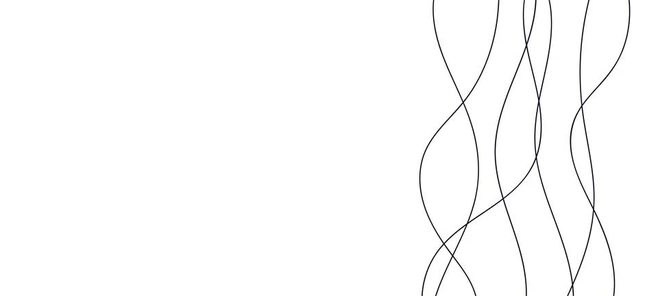Abstract wavy thin line. Squiggle elements banner. Pattern with scribble, w.. 스톡 일러스트