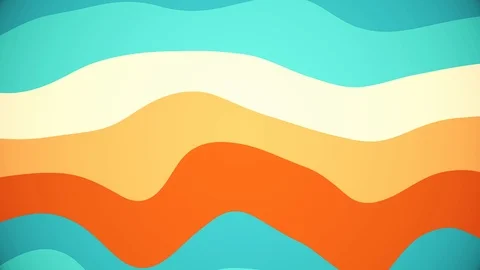 Abstract wavy transition 2d animation colorful background Stock Footage 123381108