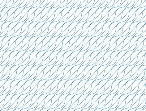 Abstract wavy vector pattern for background. Geometric monoline blue oranment 스톡 일러스트