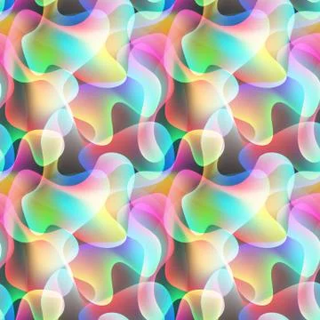 Abstract wawes seamless pattern Stock Illustration