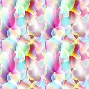 Abstract wawes seamless pattern Stock Illustration