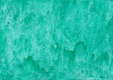 Abstract wax encaustic in turquoise Stock Photos