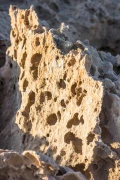 Abstract weathered rocks Foto stock