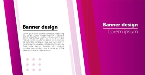 Abstract Web banner design background or header Templates. Stock Illustration
