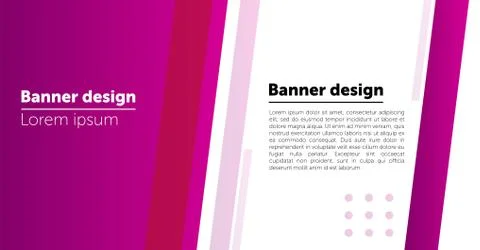 Abstract Web banner design background or header Templates. Stock Illustration