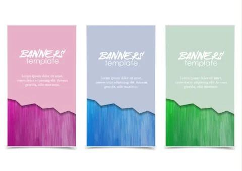 Abstract web banner Stock Illustration