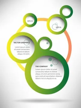 Abstract Web Design Bubble Background Stock Illustration