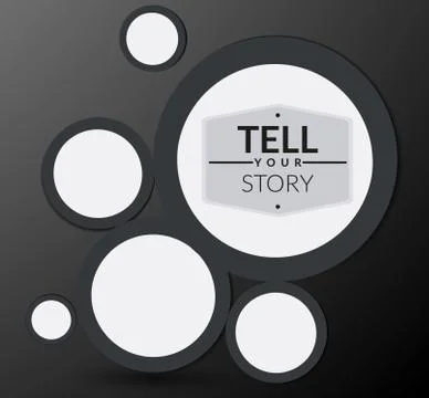 Abstract web design bubble Stock Illustration