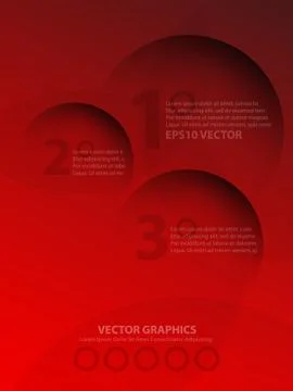 Abstract Web Design Circle Red Gothic Background Stock Illustration