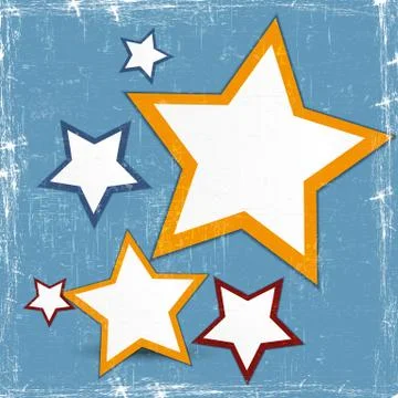 Abstract web design star Stock Illustration