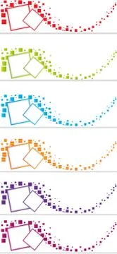 Abstract web headers/banners 스톡 일러스트