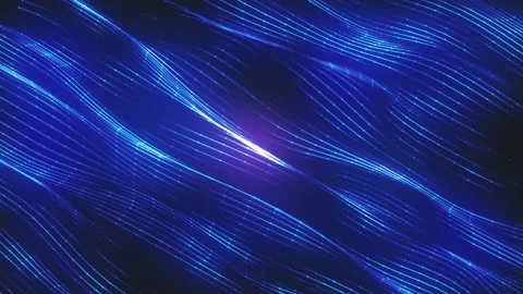 Abstract Web Of Lines Strings Flowing Stock Footage 243262692