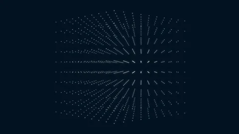 Abstract web tech cube background. Loopable geometric motion graphics. Digital Stock Footage 140146986