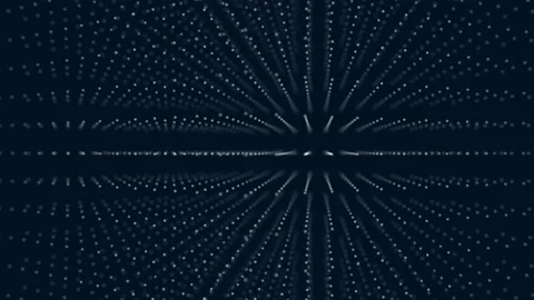 Abstract web tech cube background. Loopable geometric motion graphics. Digital Stock Footage 140147521
