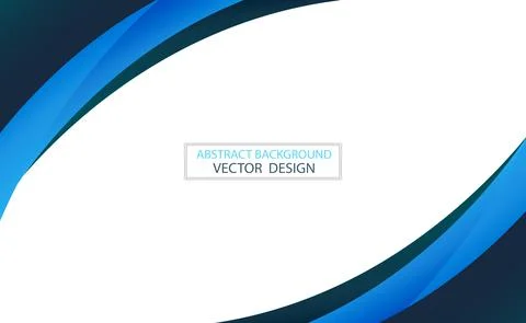 Abstract web template black and blue lines on white background - Vector Illustrazione stock
