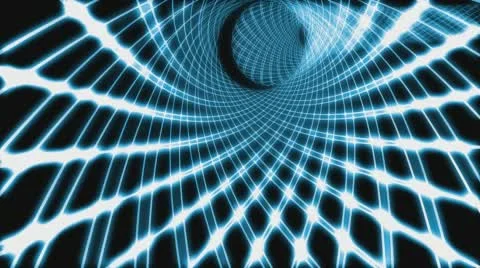 Abstract web tunnel, seamless loop Stock Footage 59949068